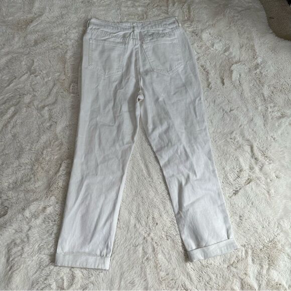 PacSun Prime Torn White Mom Jeans size 29 very distressed - Picture 12 of 14